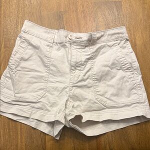 Women's White Casual Shorts